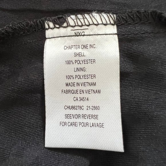 Blousology Women's Size 2X Abstract Long Sleeve Scoop-Neck Tie-Cuff Blouse - Picture 11 of 13